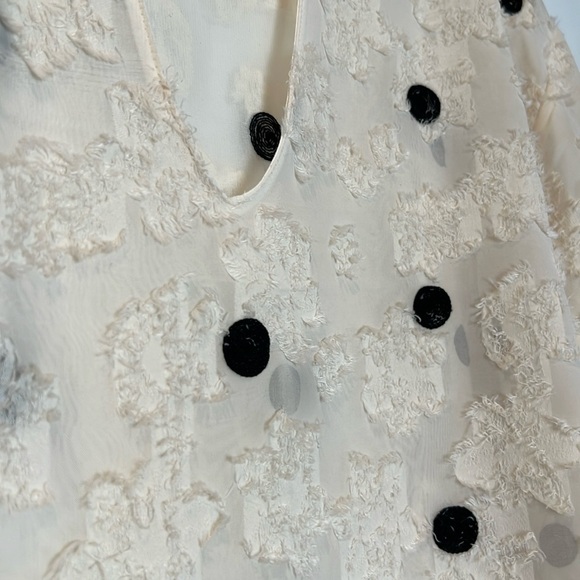 Zara Sheer Blouse, Medium - Picture 2 of 5